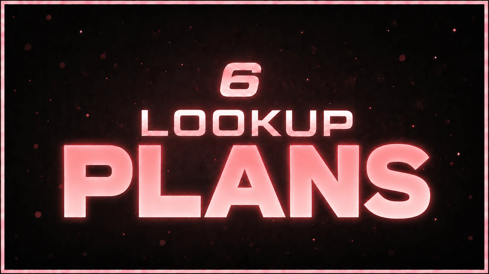 Lookup Plans